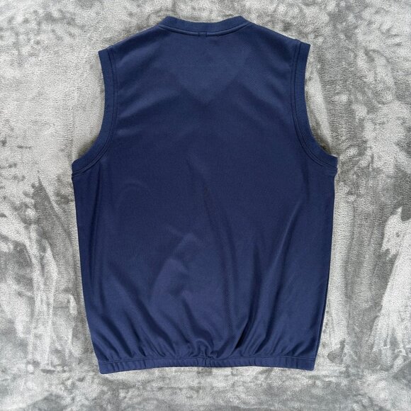 Nike Golf Tour Performance Vest Men M Blue Dri-Fit Sleeveless Pullover MINT - Picture 2 of 8